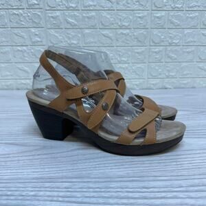 Promika Nancy-03 Slingback Sandals WMNS US10 EU40 Strappy Cross-Strap Block Heel